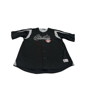 Cincinnati Reds Black & Gray Baseball Jersey Size‎ XLARGE